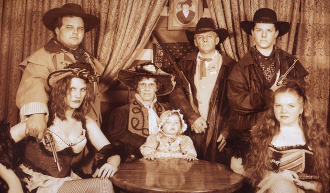 the Fiskeauxs, old west style